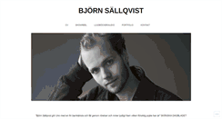 Desktop Screenshot of bjornsallqvist.com