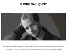 Tablet Screenshot of bjornsallqvist.com